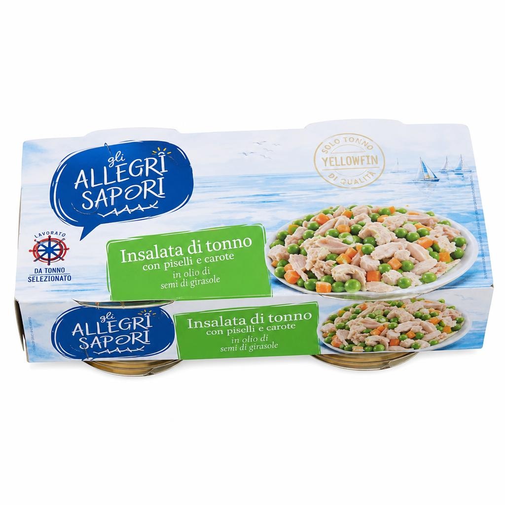 Insalate di Tonno Gli Allegri Sapori conf. da 2 pz - 2 x 160 g = 320 g in offerta da Penny