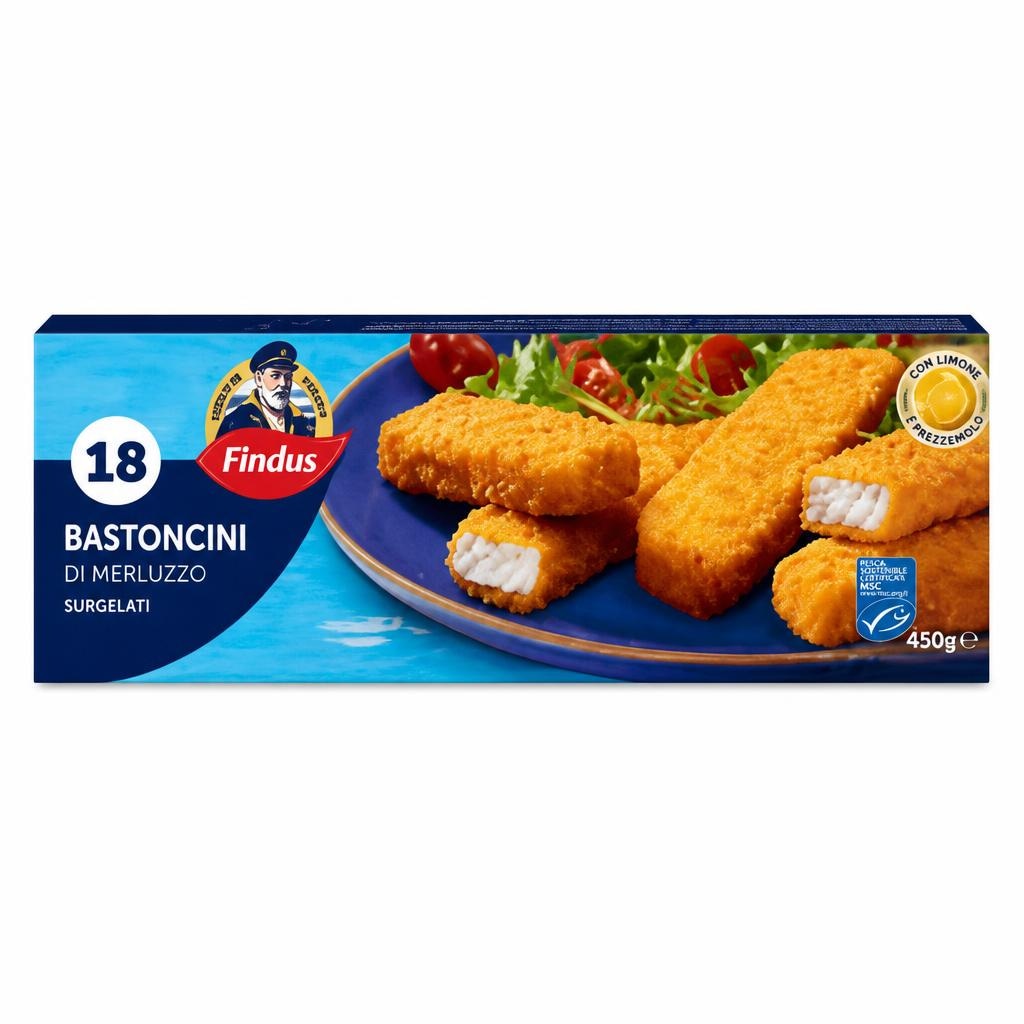Bastoncini di merluzzo 450 g Findus in offerta da Panorama