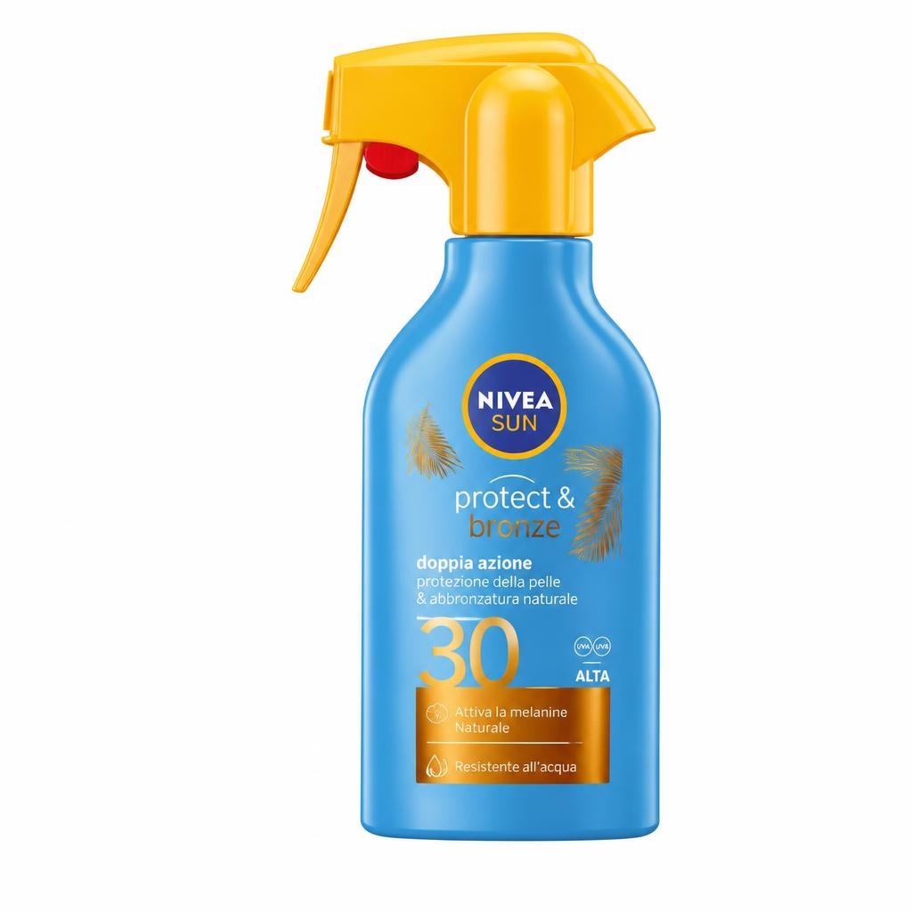 Nivea Sun protect&bronze spray solare SPF 30 250 ml - Offerta nel negozio Dm