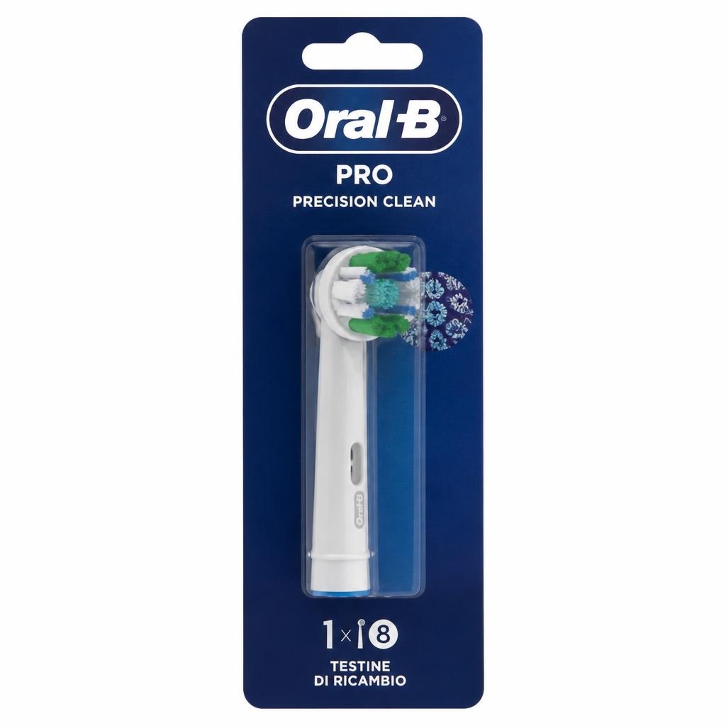 Precision Clean testine di ricambio 8 pezzi Oral-B in offerta da Dm