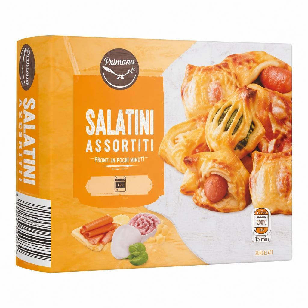 Mini Pizze e Salatini 250 g Primana - Offerta nel negozio ALDI