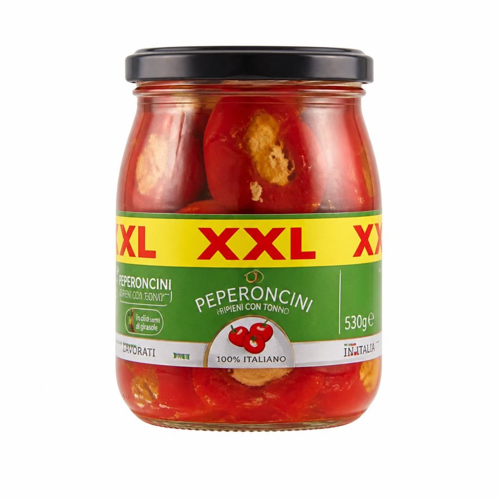 Peperoncini ripieni con tonno 530 g in offerta da ALDI