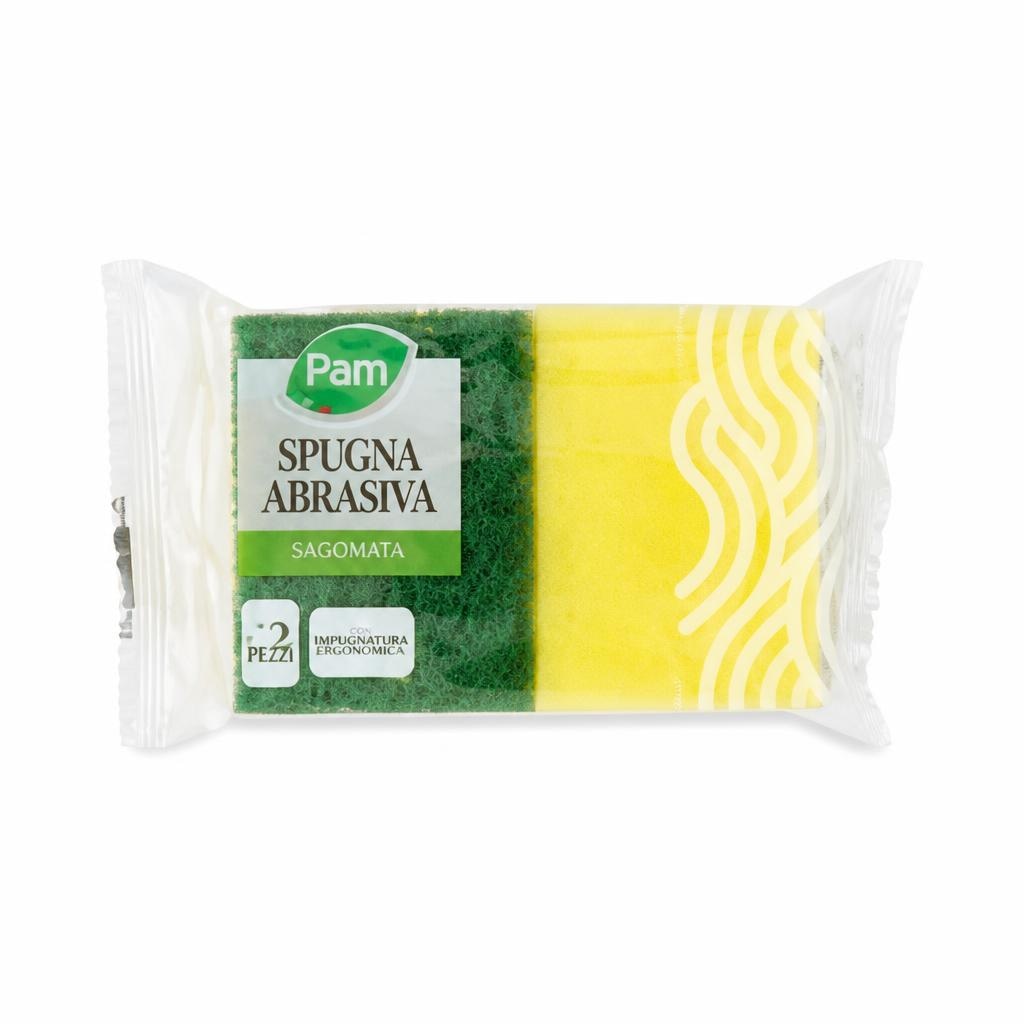 Spugna abrasiva sagomata 2 pezzi in offerta da Panorama