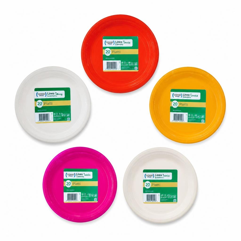 Linea Tavola in Cartocino 20 piatti 23 cm in offerta da Carrefour