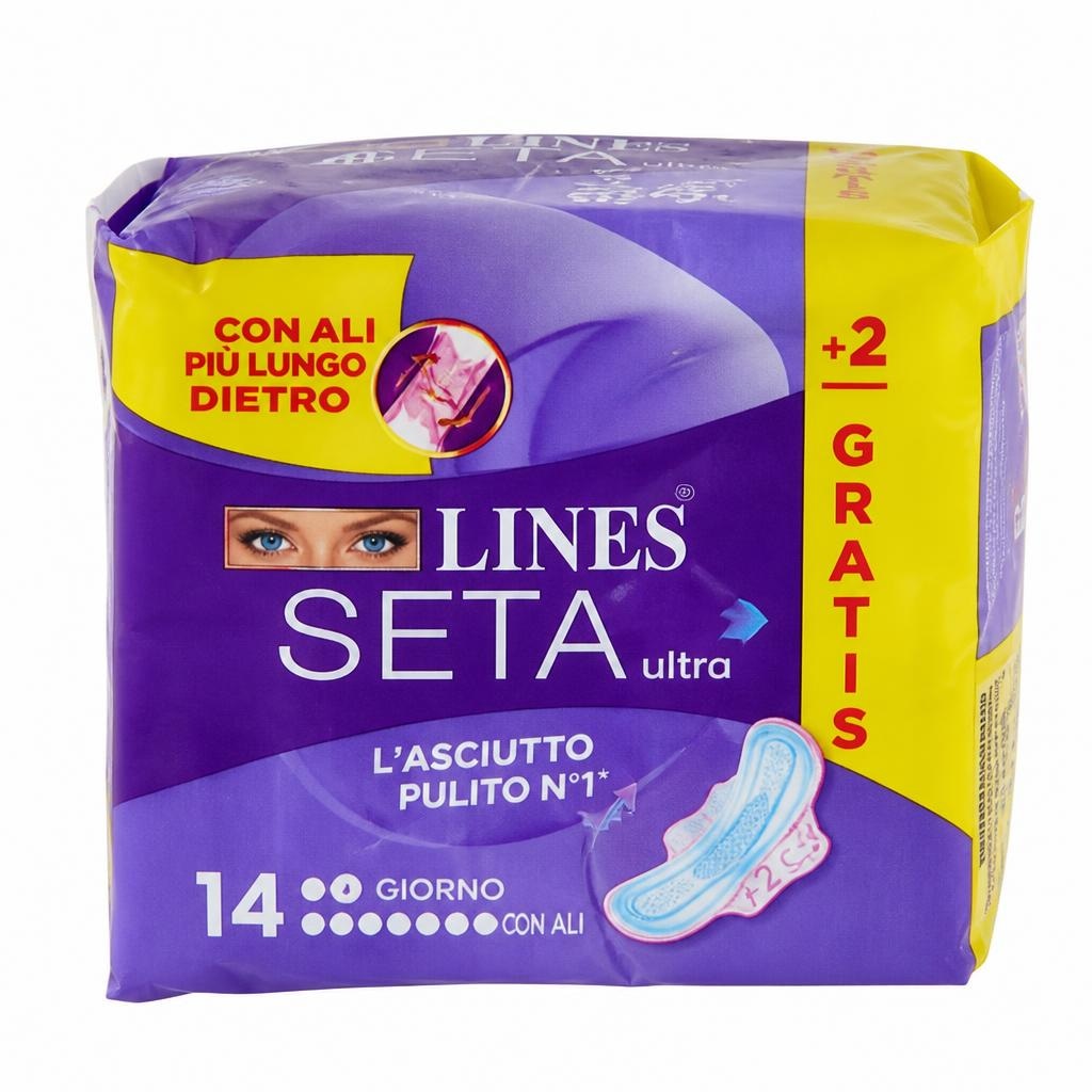 Lines Seta assorbenti ultra 14+2 in offerta da Bennet