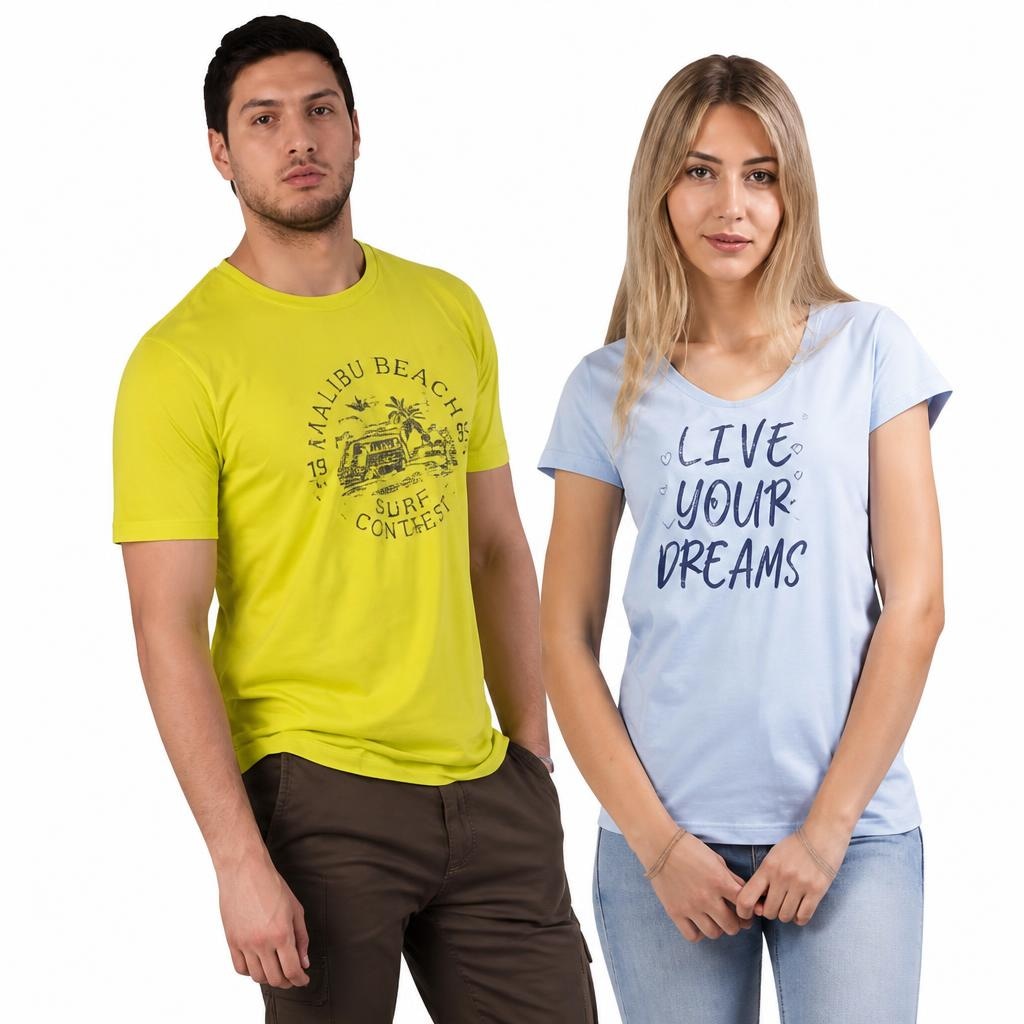T-shirt uomo/donna girocollo mezza manica - Offerta nel negozio Penny