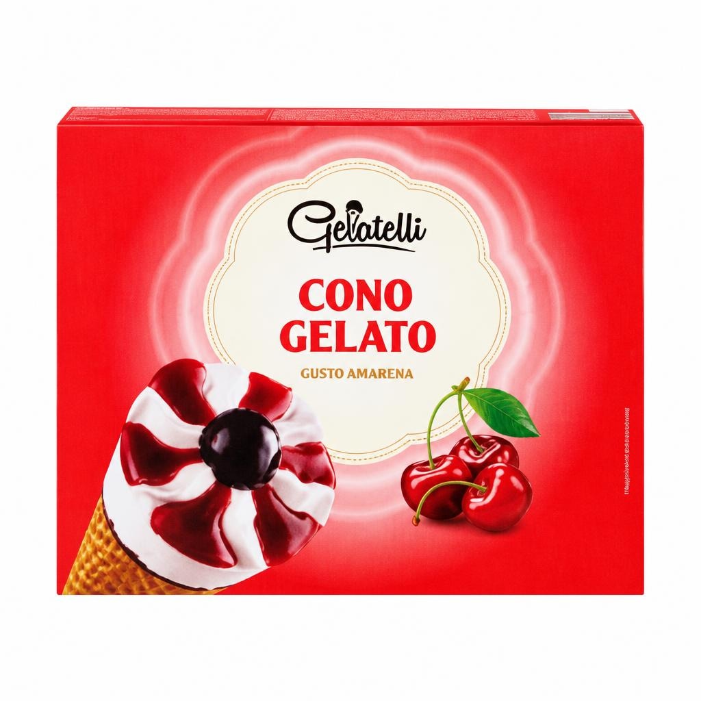 Cono gelato 6x 75 g confezione Gelatelli - Offerta nel negozio Lidl