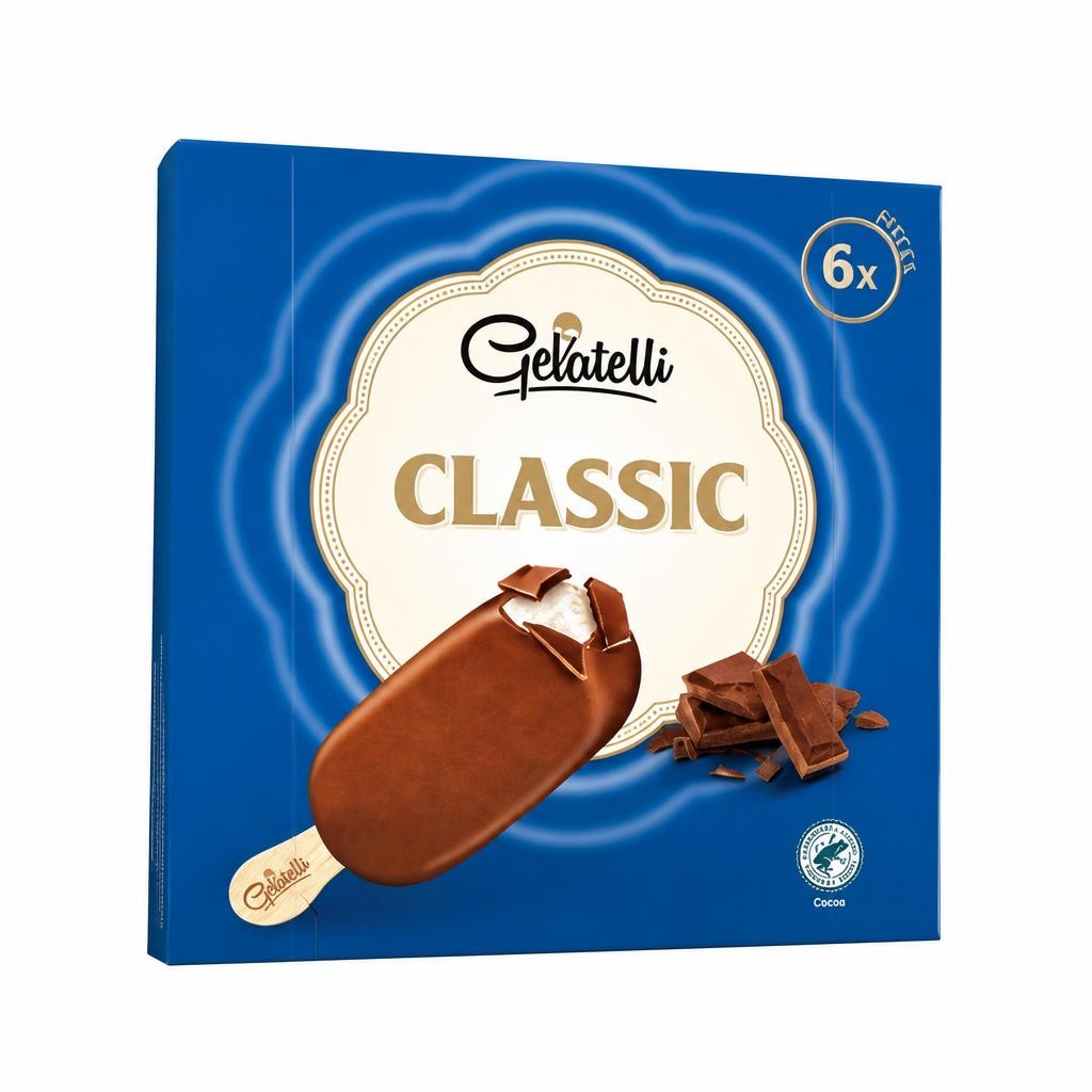 Gelatelli Stecco gelato ricoperto 450 g confezione - Offerta nel negozio Lidl