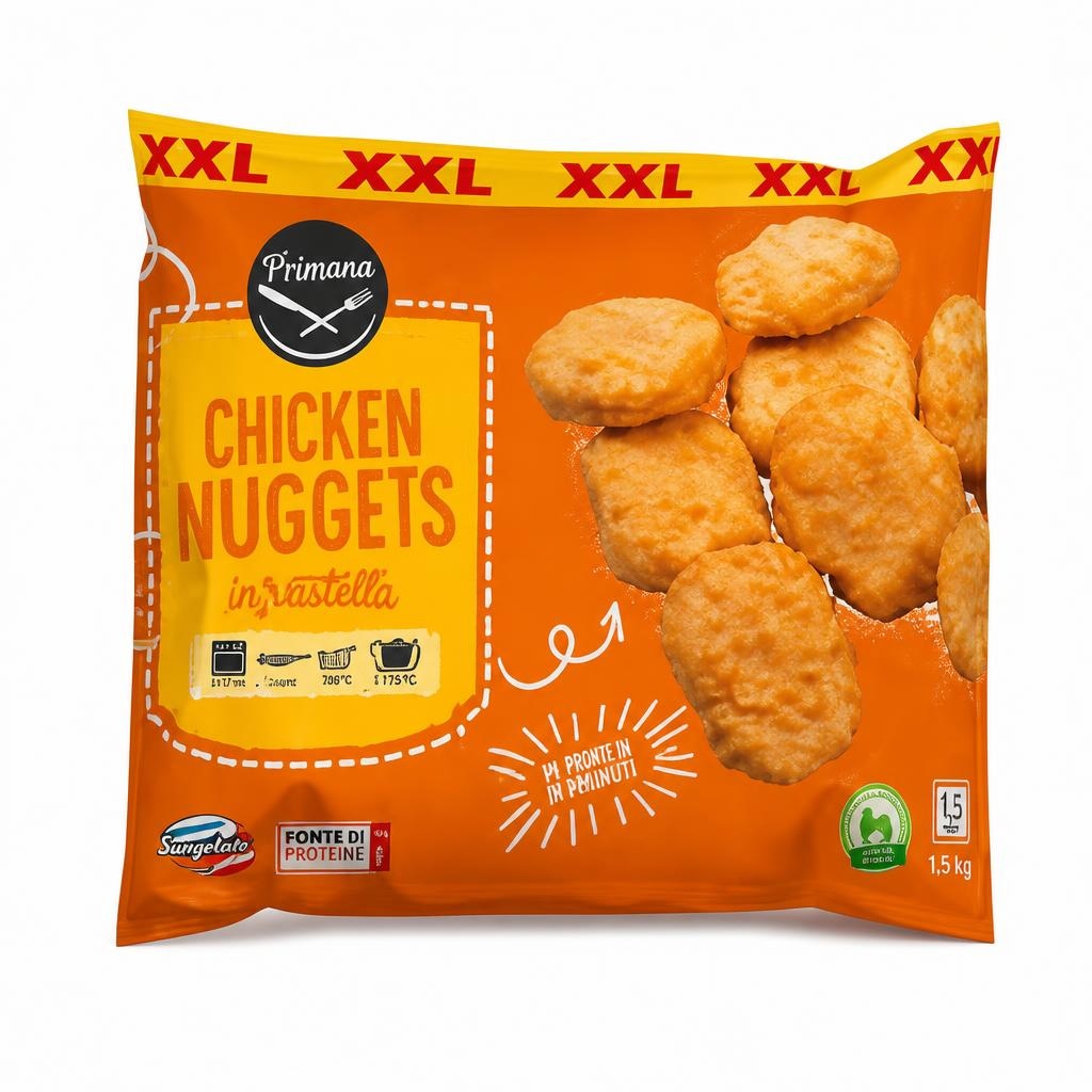Primana Crocchette di Pollo in Pastella 1,5 kg - Offerta nel negozio ALDI