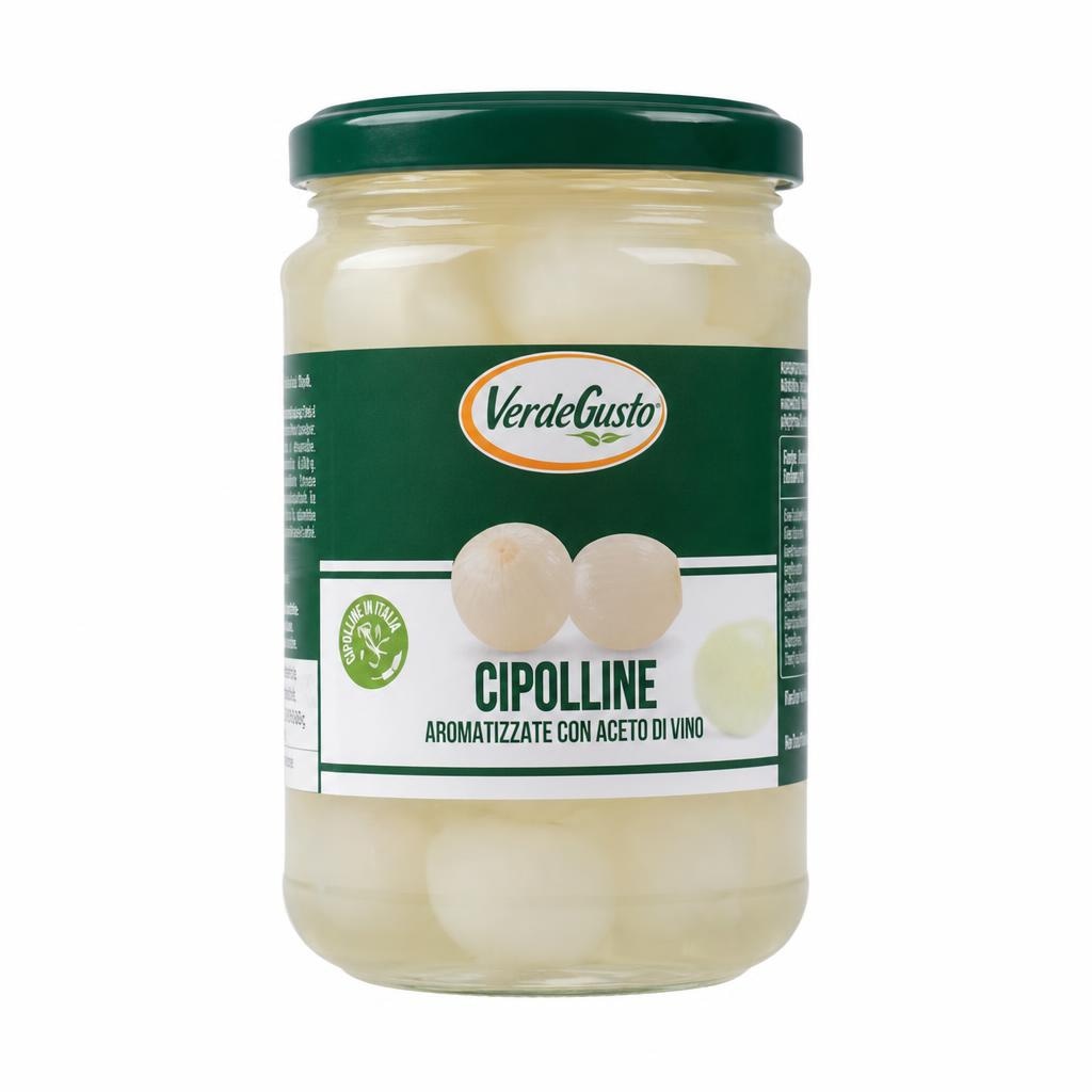 Cipolline aromatizzate con aceto di vino 300 g / sgocc. 180 g in offerta da Eurospin