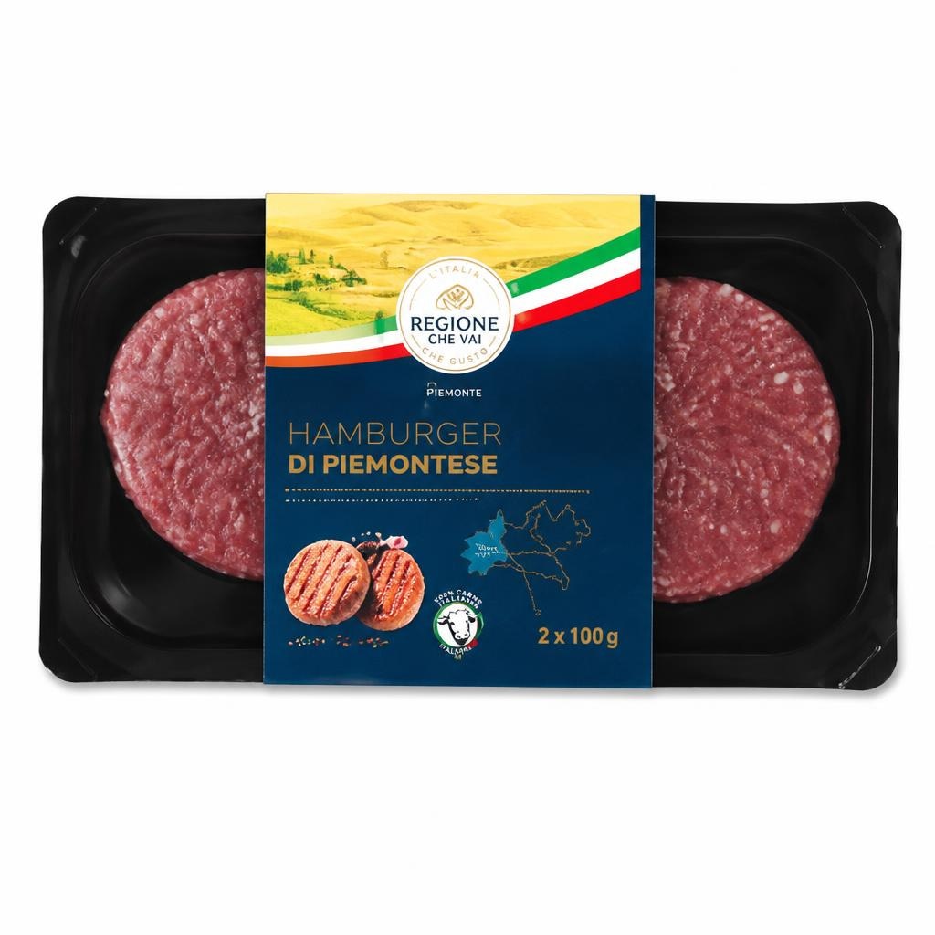 Hamburger piemontese 2 x 100 g REGIONE CHE VAI in offerta da ALDI