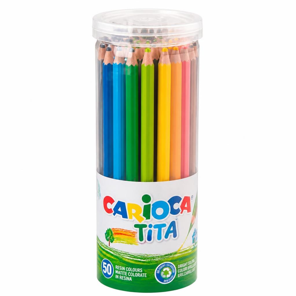 Matite colorate in resina 50 pezzi CARIOCA in offerta da Iper La grande i