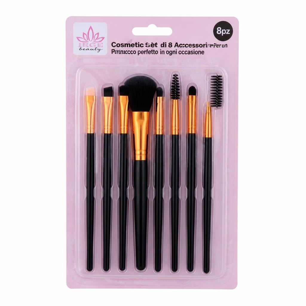 Pennelli cosmetici 8 pezzi in offerta da Happy Casa