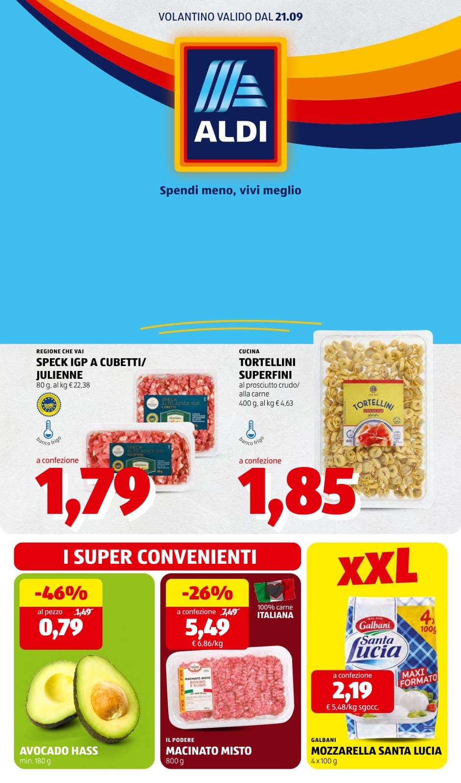ALDI katalog Prezzi Bassi, 21/09/2026 – 27/09/2026