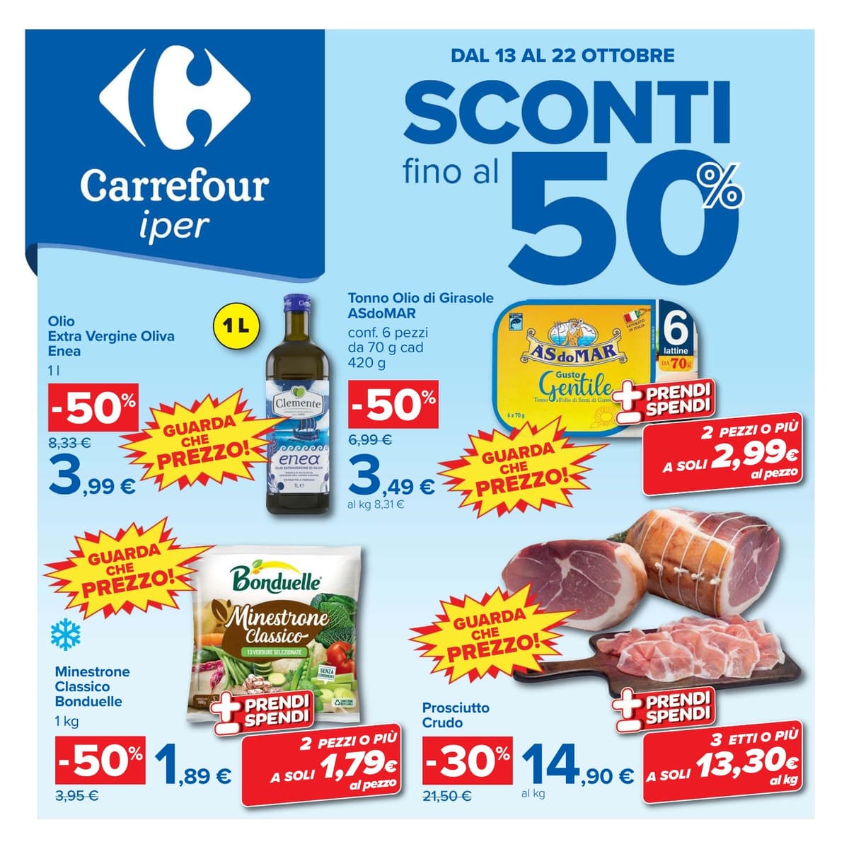 Carrefour katalog Sconti fino al 50% (iper), 13/10/2026 – 22/10/2026
