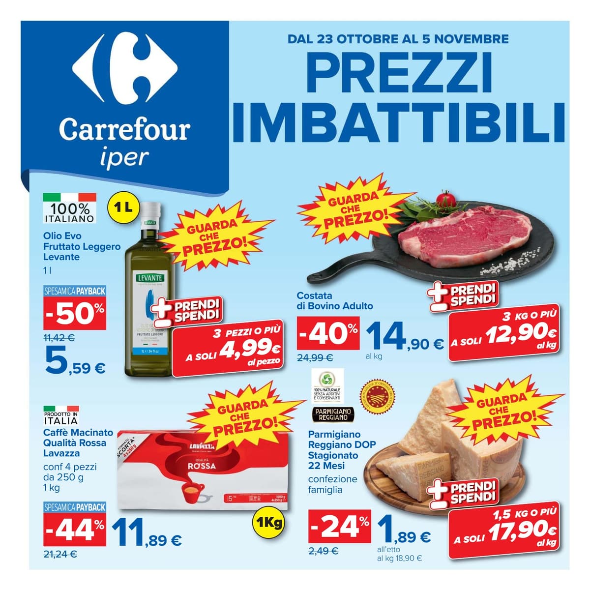 Carrefour katalog Prezzi imbattibili (iper), 23/10/2026 – 05/11/2026