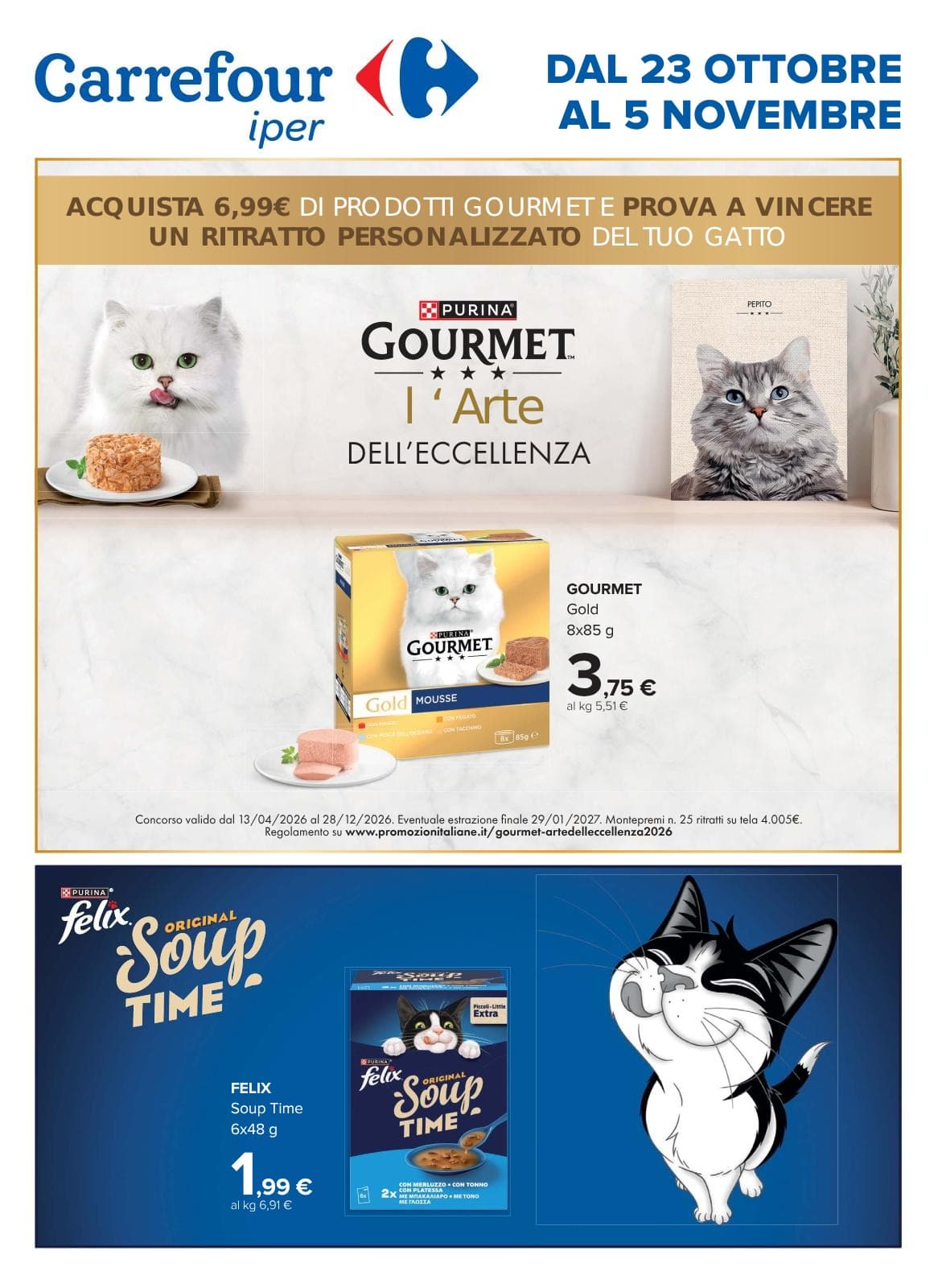 Carrefour katalog Speciale Purina, 23/10/2026 – 05/11/2026