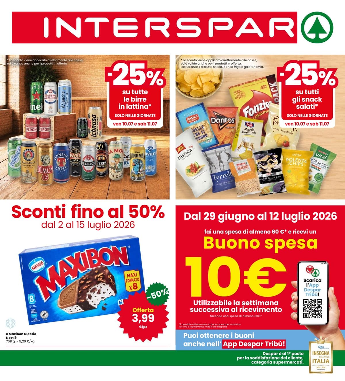 Volantino DeSpar del 02/07/2026 - Interspar: Che Convenienza!