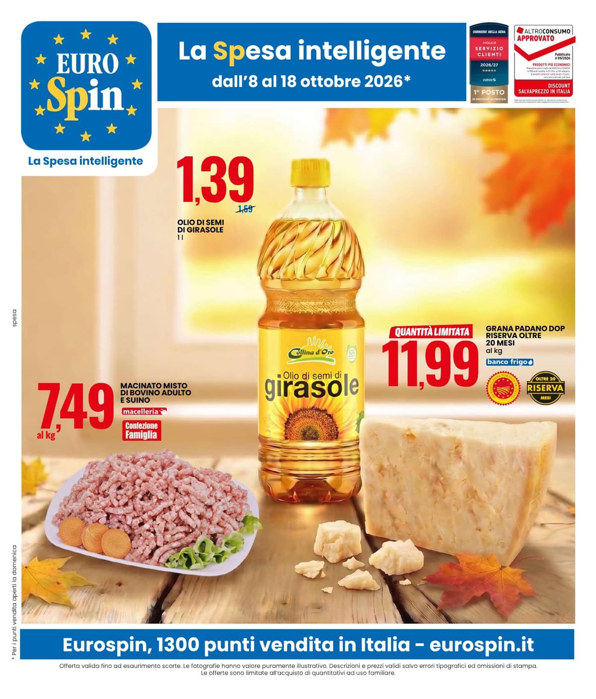 Eurospin katalog La Spesa Intelligente, 08/10/2026 – 18/10/2026