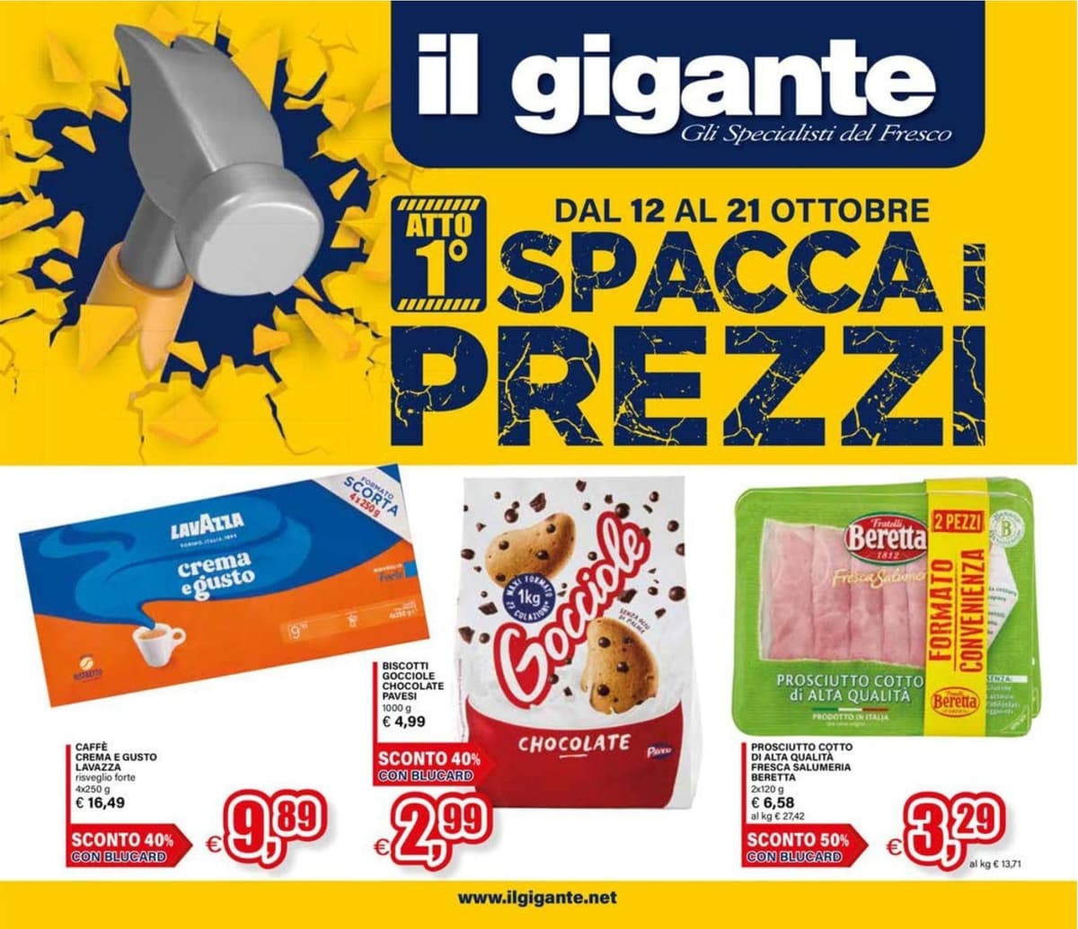 Il Gigante katalog Spacca Prezzi, 12/10/2026 – 21/10/2026