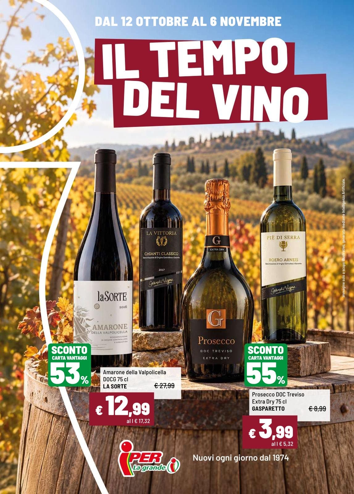 Iper La grande i katalog IL TEMPO DEL VINO, 12/10/2026 – 06/11/2026
