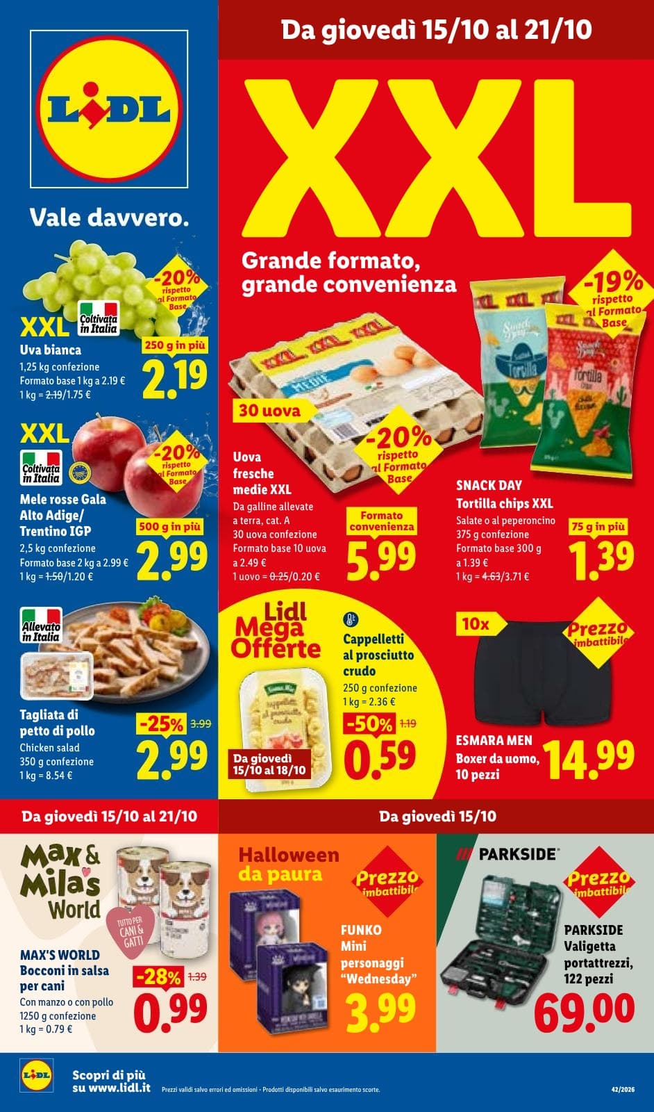 Lidl katalog XXL, 15/10/2026 – 21/10/2026