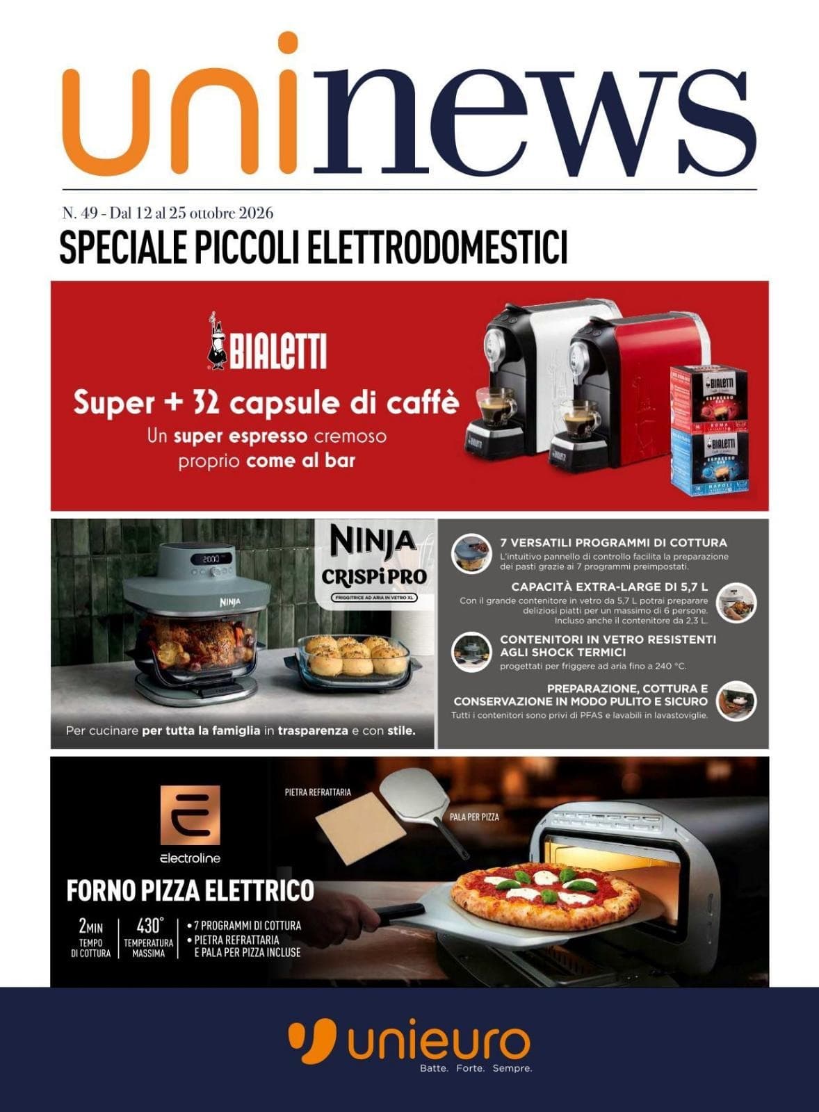 Unieuro katalog Piccoli Elettrodomestici, 12/10/2026 – 25/10/2026