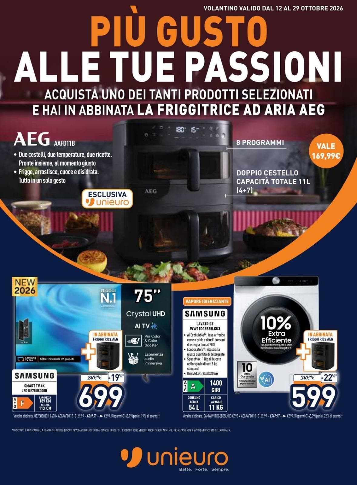 Unieuro katalog Più Gusto Alle Tue Passioni, 12/10/2026 – 29/10/2026