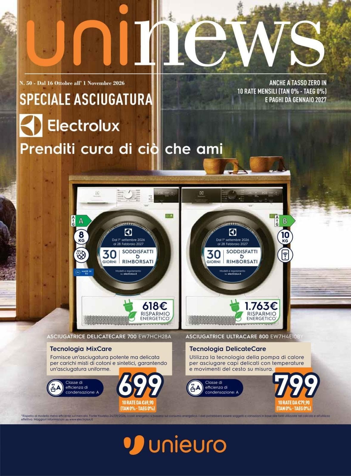 Unieuro katalog Asciugatura, 16/10/2026 – 01/11/2026