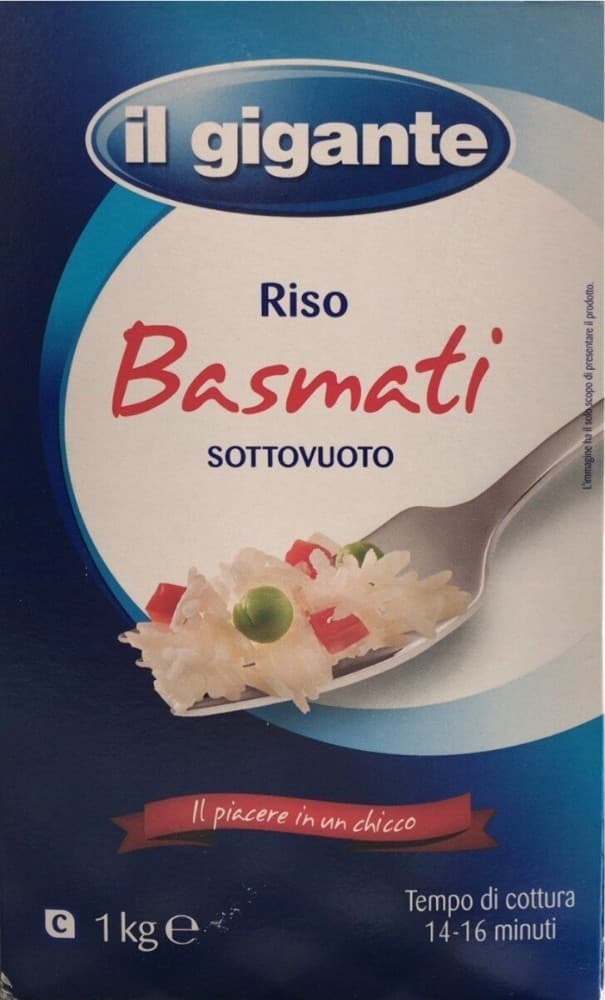 Riso Basmati Il Gigante, 1000 g – Il Gigante