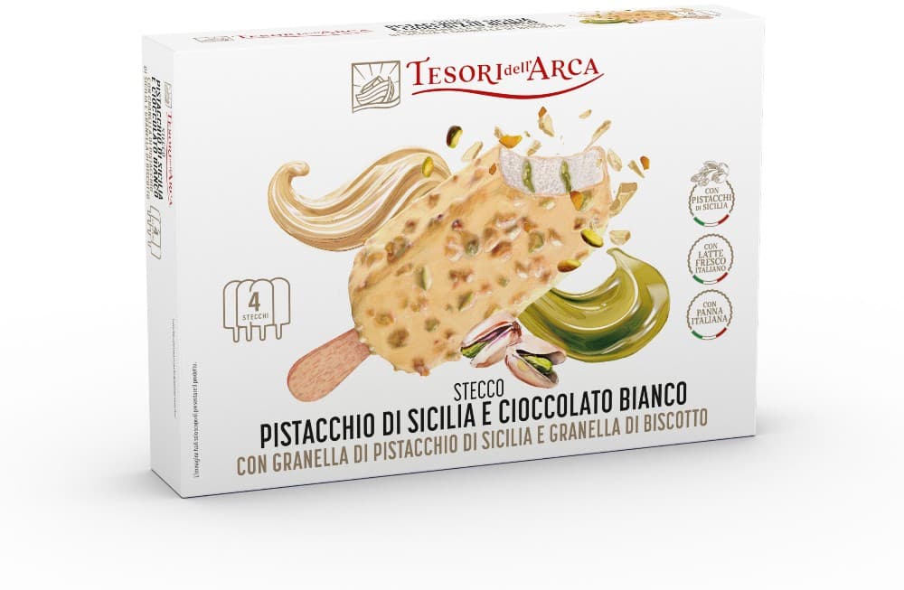 Gelato stecco Tesori dell'Arca, 4 pezzi, g 260 – Panorama