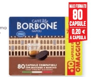 Caffè in capsule Miscela Nobile, 70 capsule + 10 in omaggio – Panorama