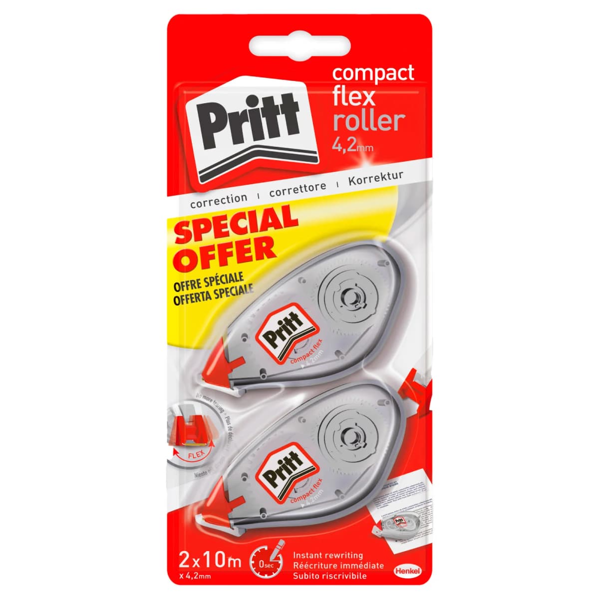 Correttori a Nastro Pritt, 2 pezzi da 10 m – Carrefour
