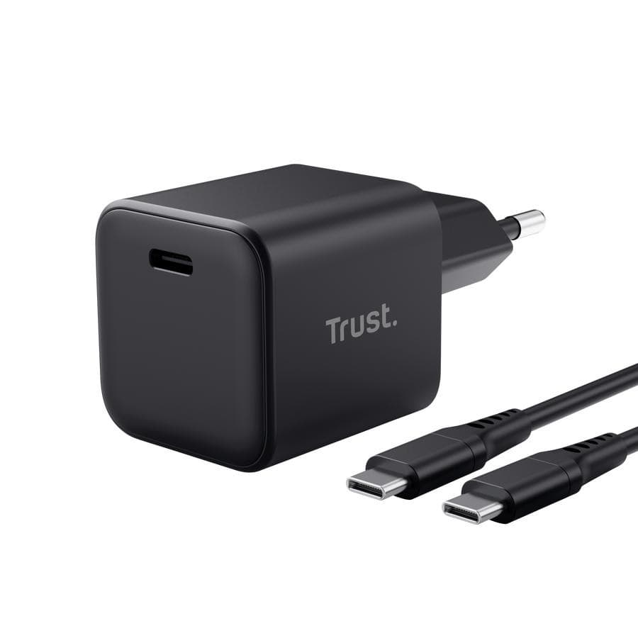 Caricabatterie USB-C Gan ultracompatto da 65 W Trust Maxo in offerta da Coop