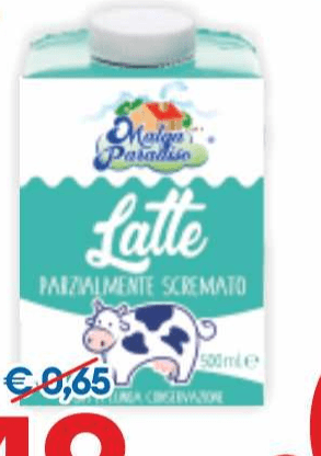 Latte 500 ml in offerta da MD