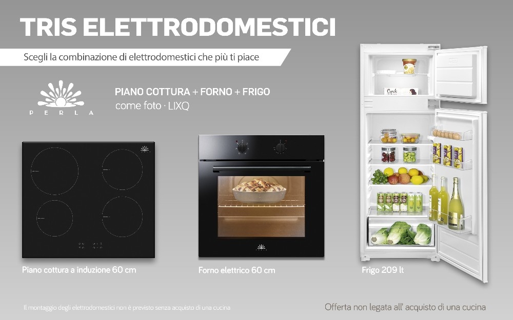 Tris con frigo 209 lt (cod. LIXQ) 209 lt - Offerta nel negozio Mondo Covienza