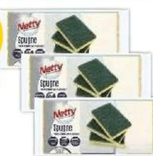 Spugne Netty conf. da 3 pz - Offerta nel negozio Penny