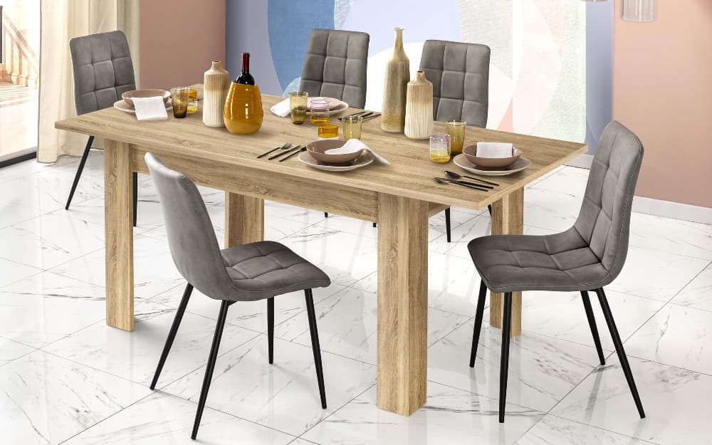Tavolo allungabile, cm 137x90x79h Dafne – Mondo Convenienza