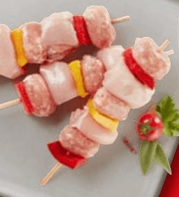 Spiedini di pollo con suino Delight 450 g confezione in offerta da Lidl