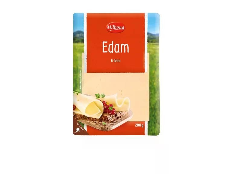 Milbona Edam a fette 200 g in offerta da Lidl