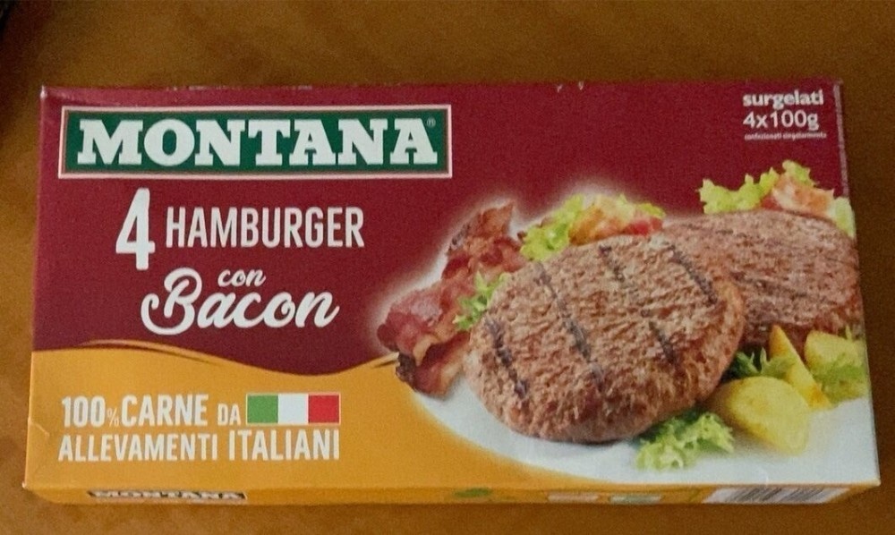 4 Hamburger di carne bovina con Bacon g 400 Montana in offerta da Bennet