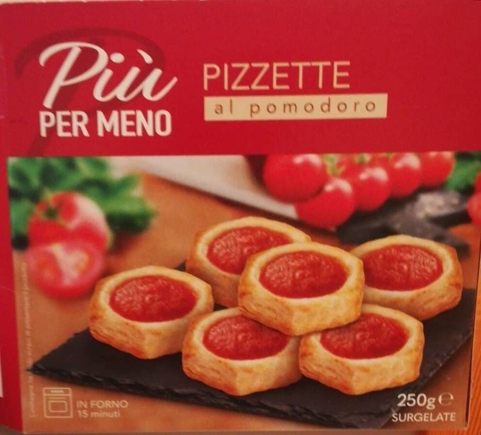 Pizzette pomodoro e mozzarella o salatini assortiti PAM, 250 g – Panorama