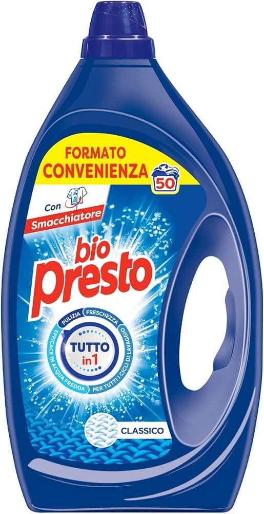 Bio Presto detersivo liquido per lavatrice, 65 lavaggi – Il Gigante