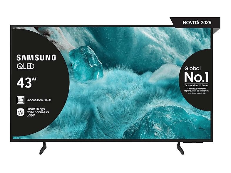 Samsung Smart TV QLED QE43Q7FAUXZT 43" in offerta da Euronics