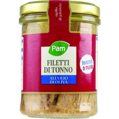 Filetti di tonno Pam, g 180, sgocc. g 117 – Panorama