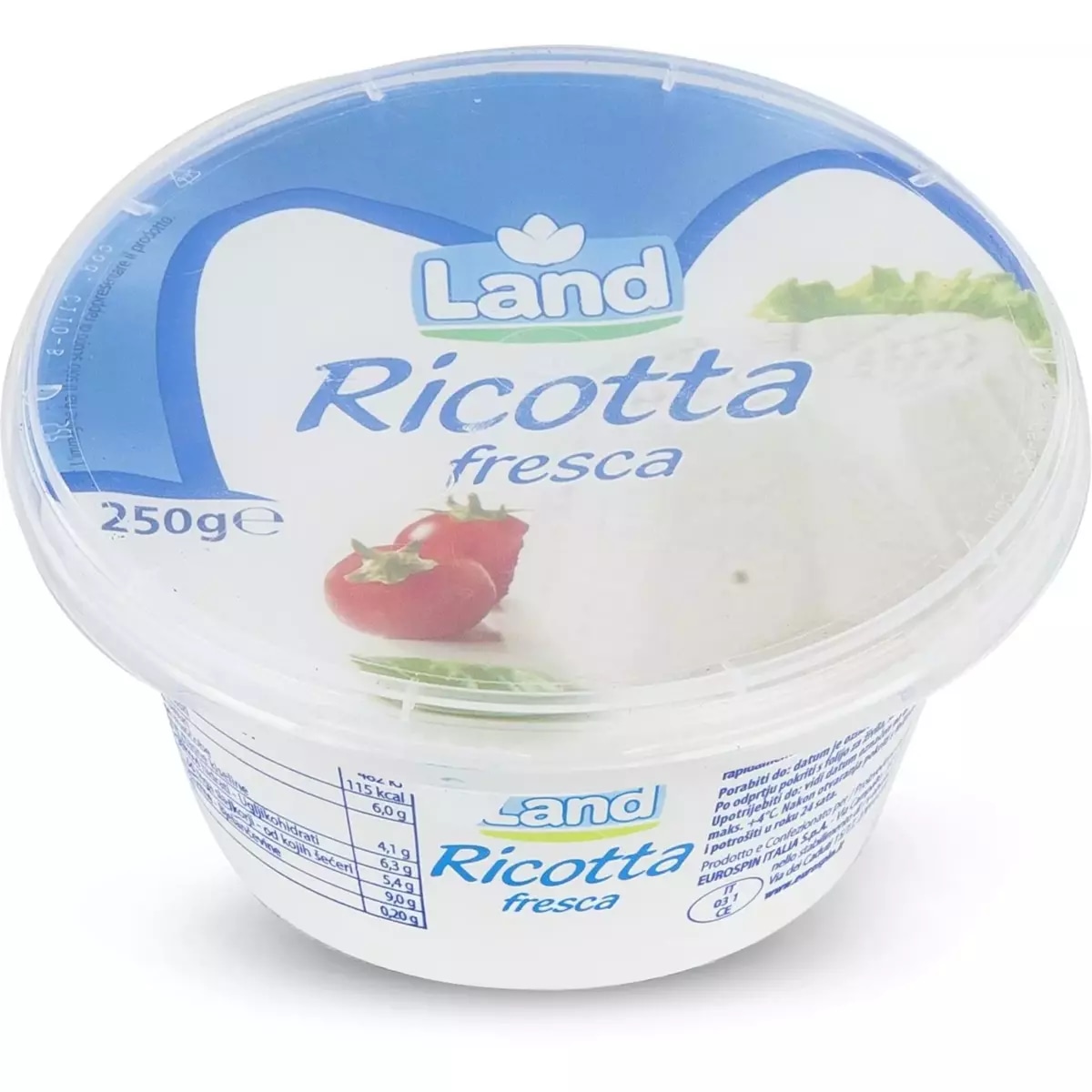 Land ricotta fresca 250 g in offerta da Eurospin