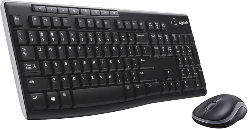 Tastiera + mouse wireless Combo MK270 Logitech in offerta da Euronics