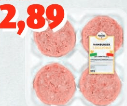 Il Podere Hamburger di tacchino 4 x 100 g in offerta da ALDI