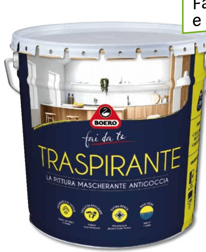 Idropittura traspirante 14 L Boero in offerta da Leroy Merlin