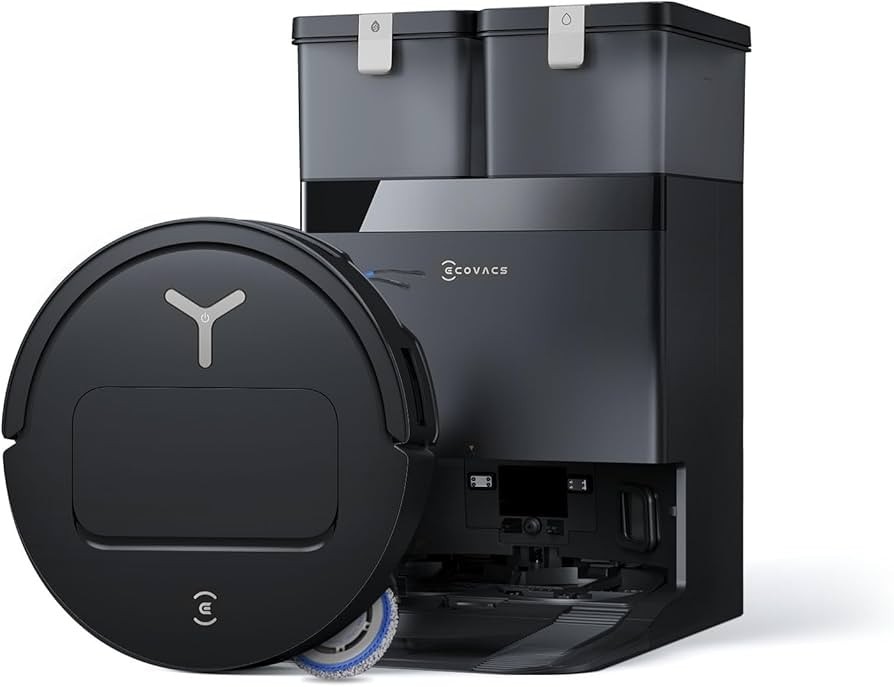 Ecovacs robot aspirapolvere e lavapavimenti Deebot T50 Omni Gen 3 Black in offerta da Unieuro